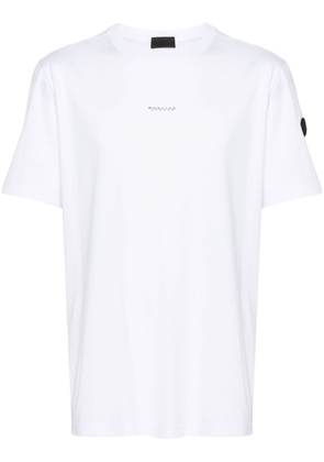 Moncler logo-appliqué cotton T-shirt - White
