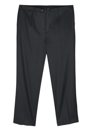 Corneliani pattern-jacquard tailored trousers - Blue