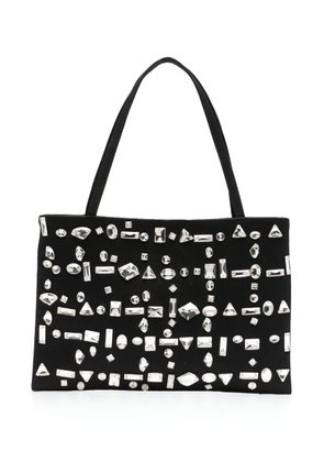16Arlington crystal-embellished mini bag - Black
