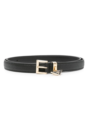 Prada triangle-charm leather belt - Black