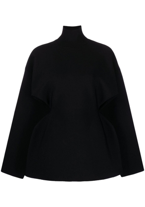 Balenciaga funnel-neck long-sleeve top - Black