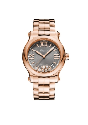 Chopard Rose Gold Happy Sport Automatic Watch 36Mm