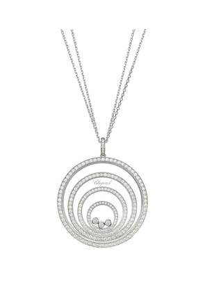 Chopard White Gold And Diamond Happy Spirit Pendant Necklace