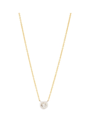 Annoushka Mixed Gold And Diamond Solitaire Necklace