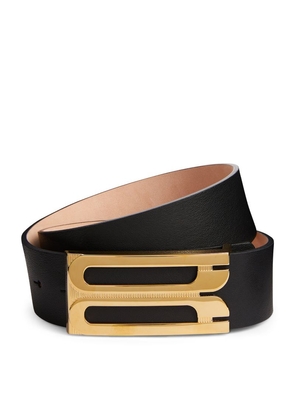 Victoria Beckham Large Leather Frame Belt
