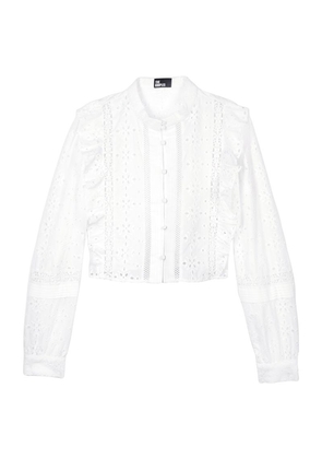 The Kooples Cotton Broderie Anglaise Shirt
