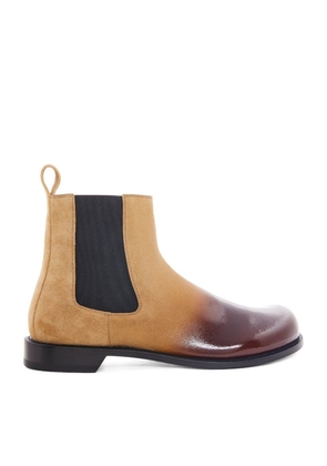 Loewe Leather-Blend Campo Chelsea Boots