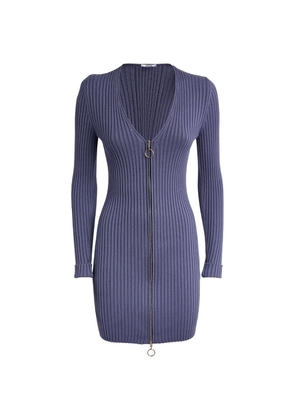 Wolford Virgin Wool-Cotton Ribbed Dress
