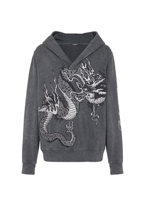 Balmain Embroidered Dragon Hoodie