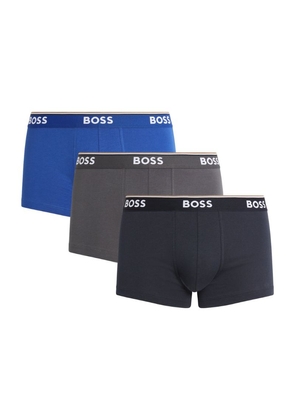 Boss Stretch-Cotton Power Trunks (Pack Of 3)