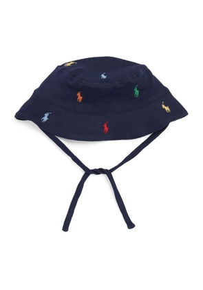 Ralph Lauren Kids Polo Pony Bucket Hat (3-24 Months)