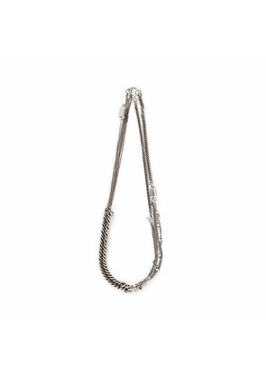 ANN DEMEULEMEESTER WOMAN SILVER NECKLACES