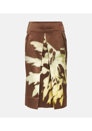Jacques Wei Printed midi skirt