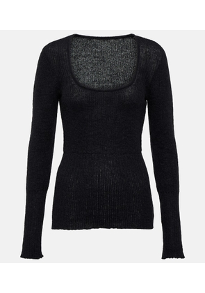 Jacquemus La Maille Dao mohair-blend sweater