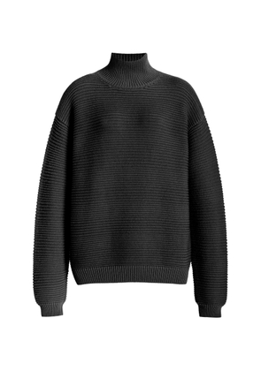 Brandon Maxwell - The Charlie Ribbed Knit Wool Sweater - Black - M - Moda Operandi