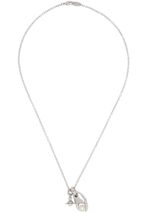Vivienne Westwood Silver Wadim Pendant Necklace