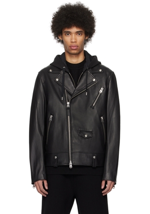 MACKAGE Black Magnus-CN Leather Jacket