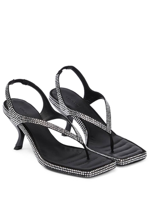 Gia Borghini Gia/Rhw Rosie 13 embellished leather thong sandals