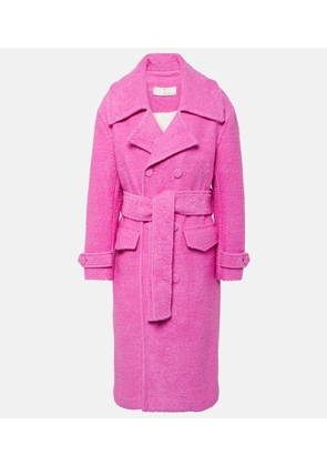 Xu Zhi Double-breasted wool-blend coat