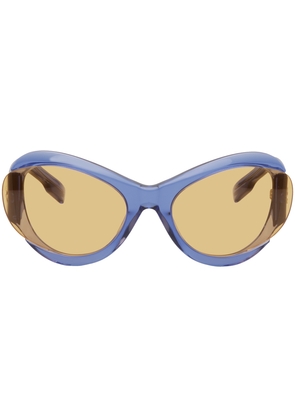 MCQ Blue Oval Sunglasses