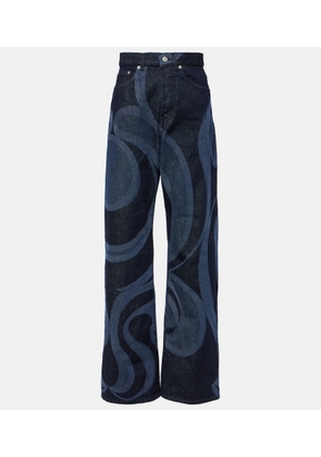 Dries Van Noten Printed straight jeans