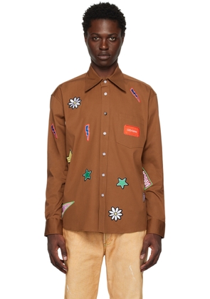 (di)vision Brown Patches Shirt