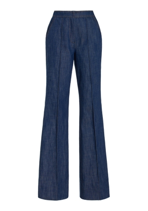 LaQuan Smith - High-Rise Flared Jeans - Blue - XS - Moda Operandi