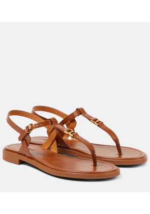 Chloé Marcie leather thong sandals