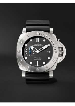Panerai - Submersible Automatic 47mm Titanium and Rubber Watch, Ref. No. PAM01305 - Men - Silver