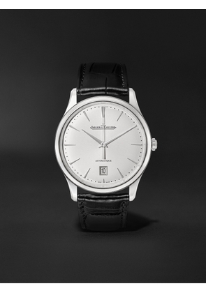 Jaeger-LeCoultre - Master Ultra Thin Date Automatic 39mm Stainless Steel and Alligator Watch, Ref. No. 1238420 - Men - Silver