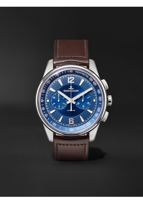 Jaeger-LeCoultre - Polaris Automatic Chronograph 42mm Stainless Steel and Leather Watch, Ref. No. 9028480 - Men - Blue