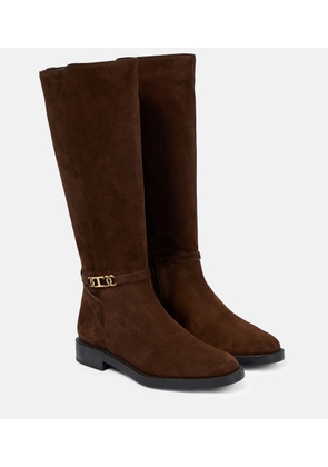 Tod's Suede knee-high boots