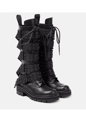 Junya Watanabe Embellished leather boots