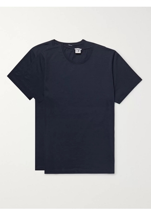 NN07 - Two-Pack Pima Cotton-Jersey T-Shirts - Men - Blue - S