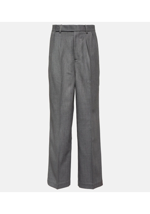 Jacques Wei Wool-blend twill straight pants