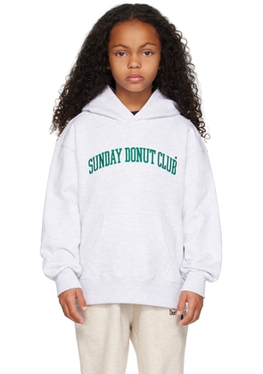 SUNDAY DONUT CLUB® Kids Gray Logo Hoodie