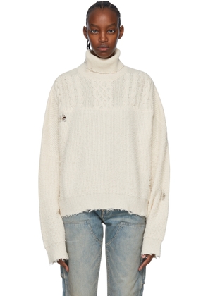 AMIRI Off-White Cashmere Sweater