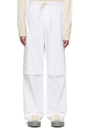 Jil Sander White Relaxed Trousers