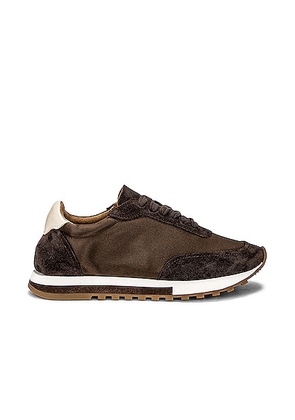 The Row Owen Runner Sneaker in Brown & Brown - Brown. Size 38.5 (also in ).