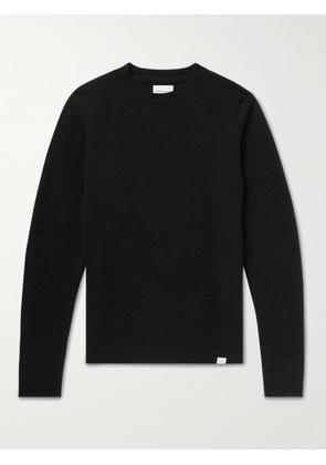 Norse Projects - Sigfred Brushed-Wool Sweater - Men - Black - XS