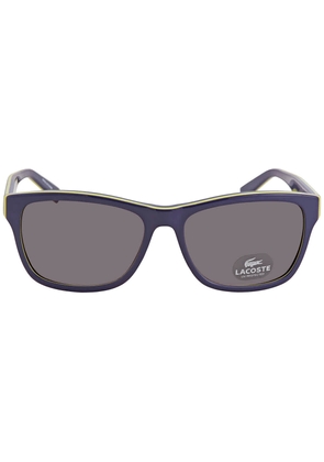 Lacoste Grey Square Unisex Sunglasses L683S 414 55
