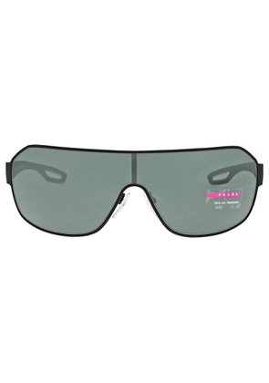 Prada Linea Rossa Grey Shield Mens Sunglasses PS 52QS DG01A1 37