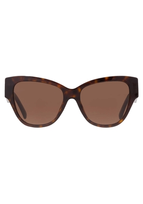 Dolce and Gabbana Dark Brown Butterfly Ladies Sunglasses DG4449 502/73 54