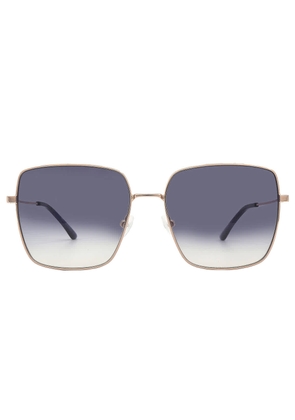 Calvin Klein Blue Gradient Square Ladies Sunglasses CK20135S 780 58