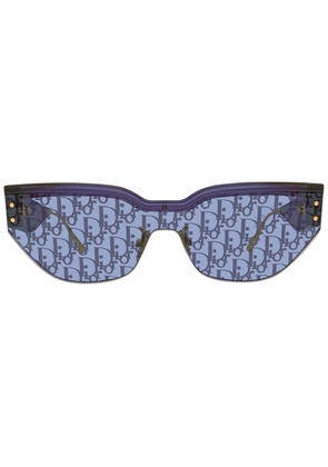 Dior Blue Logo Cat Eye Ladies Sunglasses DIORCLUB M3U 30B8 00
