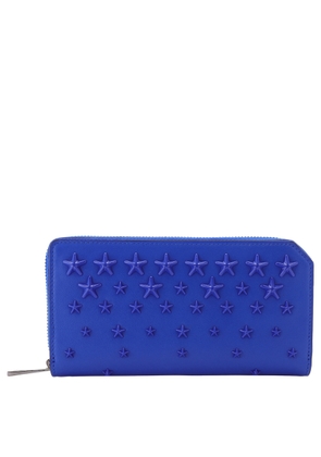 Jimmy Choo Ultraviolet/Ultraviolet Mens Carnaby Leather Travel Wallet With Stars