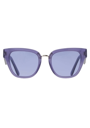 Dolce and Gabbana Violet Butterfly Ladies Sunglasses DG4437 34071A 51