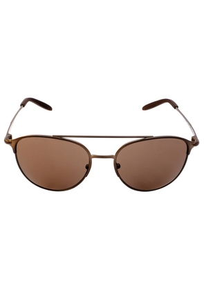 Michael Kors Dark Brown Solid Pilot Mens Sunglasses MK1111 100173 54