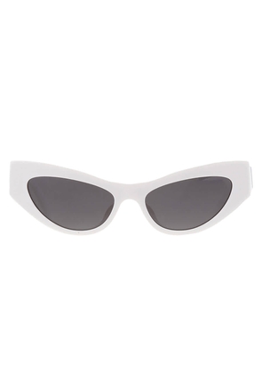 Dolce and Gabbana Dark Grey Cat Eye Ladies Sunglasses DG4450F 331287 52