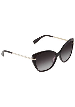 Longchamp Grey Gradient Cat Eye Ladies Sunglasses LO627S 001 57